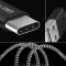 Dux Ducis - Dux Ducis USB-C-kabel 2.1A 2 m - Svart/Vit