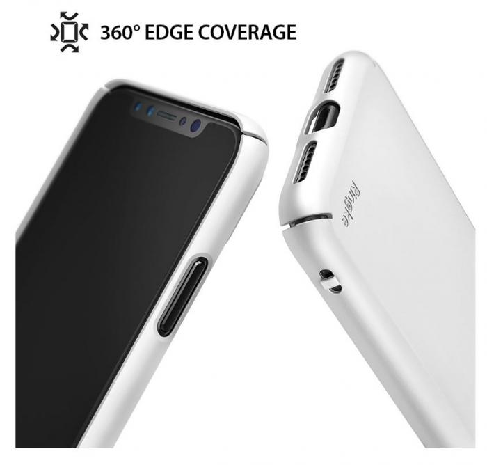 UTGATT5 - Ringke Slim Skal till Apple iPhone XS / X - Svart
