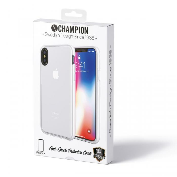 UTGATT4 - Champion Anti-Shock Skal fr iPhone X/XS - Vit