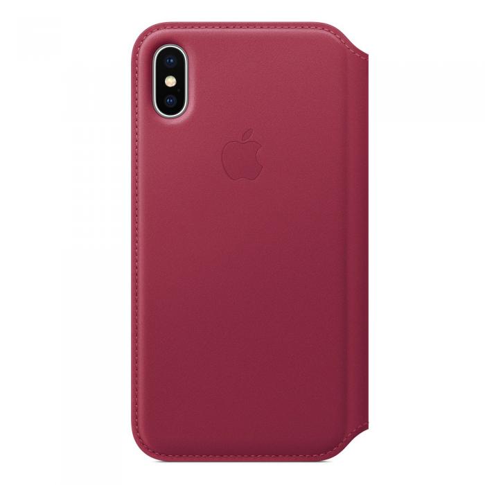 UTGATT4 - Apple Lderfodral till iPhone X/XS - Berry