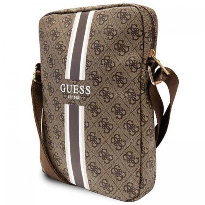 Guess - Guess Tablet Fodral 10'' 4G Stripes - Brun