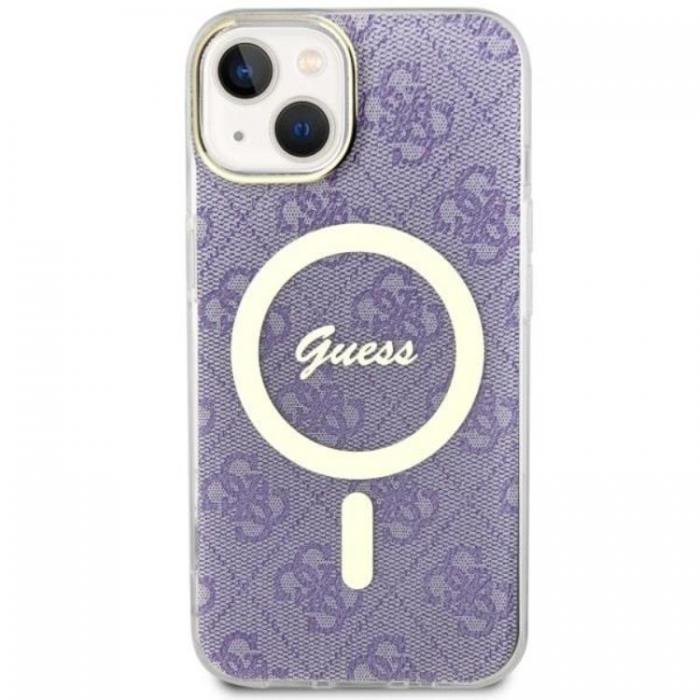 Guess - Guess iPhone 14 Mobilskal MagSafe 4G - Lila