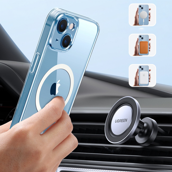 Ugreen - Ugreen iPhone 14 Plus Skal MagSafe Classy Gel - Transparent
