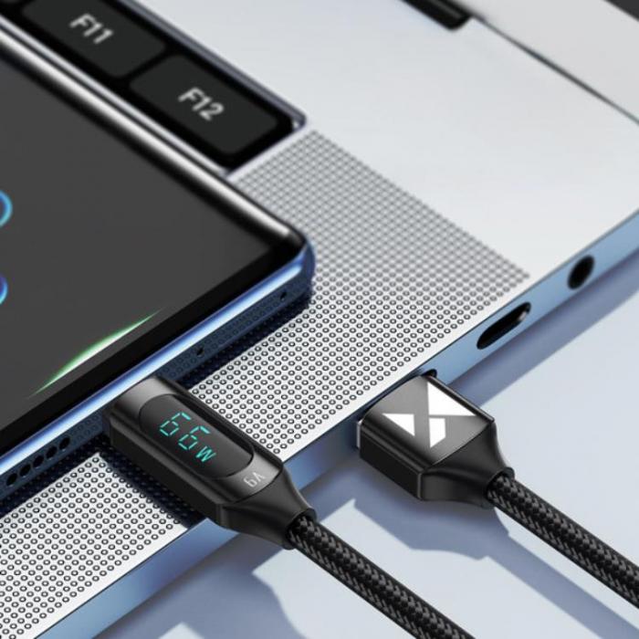 Wozinsky - Wozinsky USB-A till USB-C Kabel (2m) - Svart