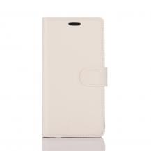 A-One Brand - Litchi Plånboksfodral till Huawei P10 - Vit