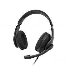 Hama&#8233;Hama Headset PC Office Stereo Over-Ear HS-USB300 V2 - Svart&#8233;