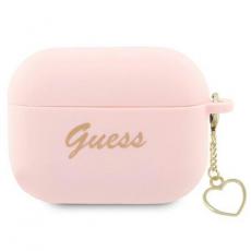 Guess - Guess Airpods Pro 2 Skal Charm Heart Collection - Rosa