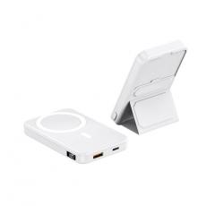 - Magsafe Folding Magnetic Trådlös Powerbank 10000 mAh - Vit