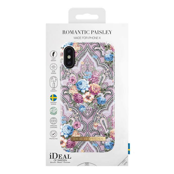 UTGATT5 - iDeal of Sweden Fashion Case iPhone X/XS - Romantic Paisley