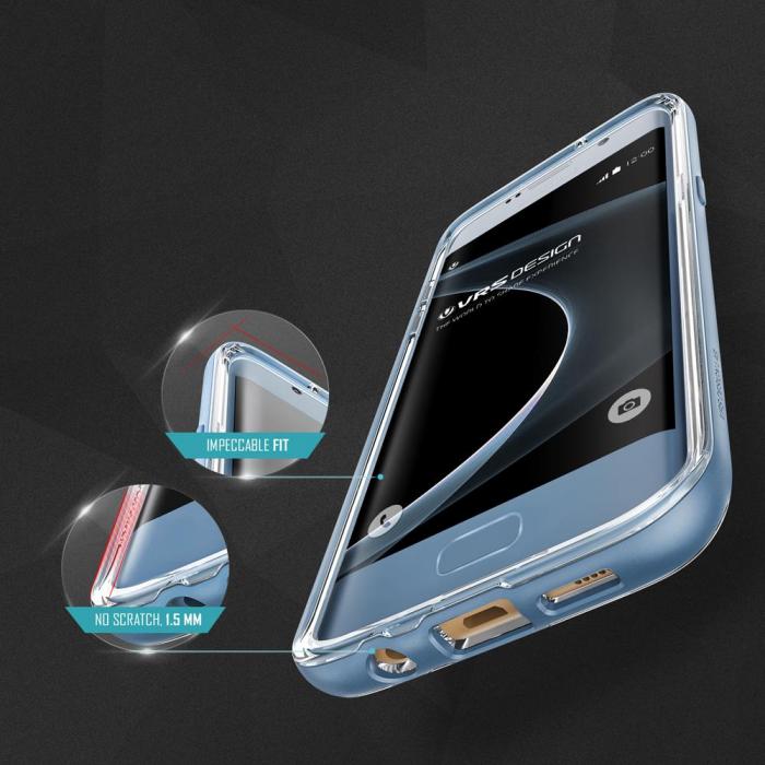 VERUS - Verus Crystal Bumper Skal till Samsung Galaxy S7 Edge - Bl