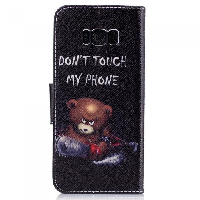 UTGATT5 - Plnboksfodral Samsung Galaxy S8 Plus - Don't Touch My Phone