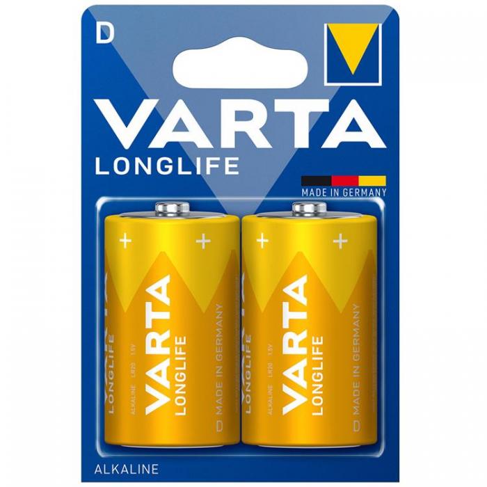 UTGATT1 - Varta 2-pack Longlife D / LR20 Batteri