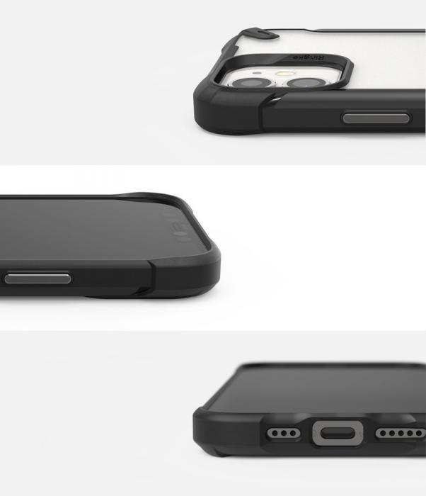 UTGATT5 - Ringke Fusion Skal Bumper iPhone 12 & 12 Pro - Matt Svart