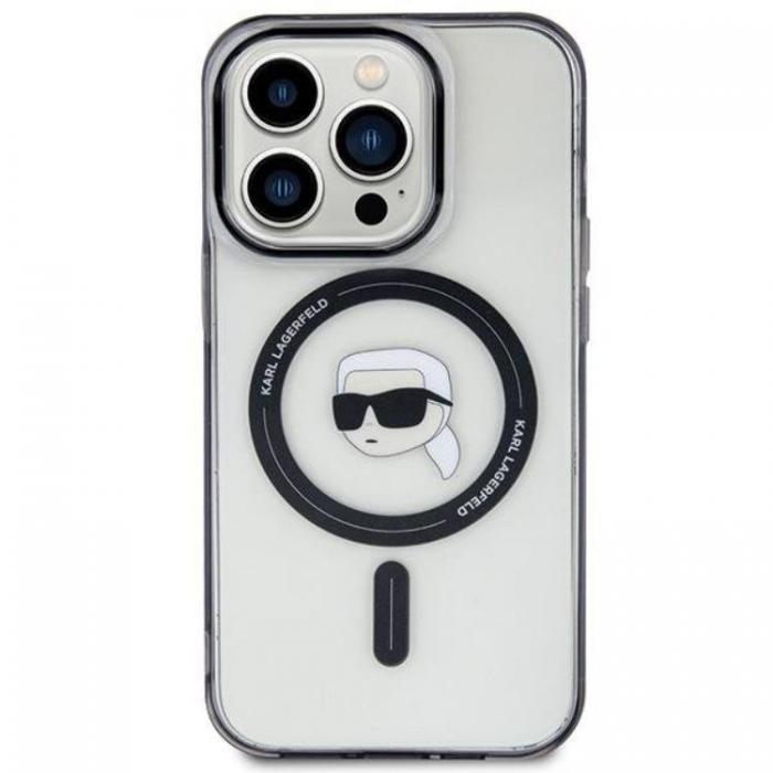 KARL LAGERFELD - Karl Lagerfeld iPhone 15 Pro Mobilskal Magsafe IML Karl`s Head