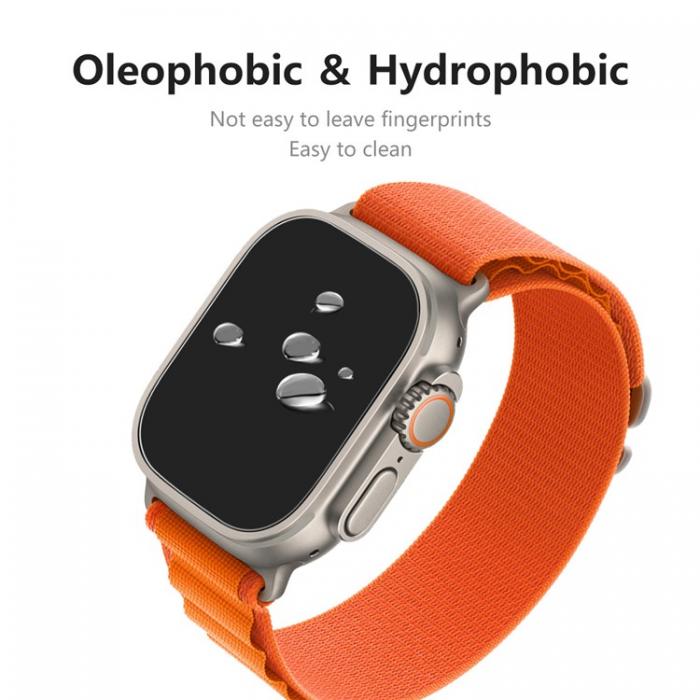 A-One Brand - [2-Pack] Apple Watch Ultra (49mm) Hrdat Glas Skrmskydd 9H HD - Clear
