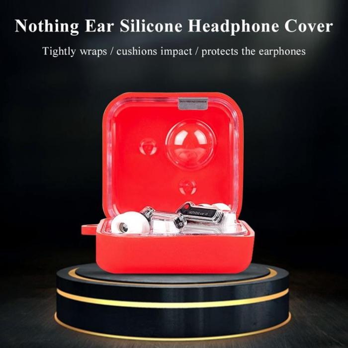 A-One Brand - Nothing Ear 1 Skal Hrlurar Drop-proof Silikon - Svart