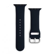 A-One Brand - Apple Watch 2/3/4/5/6/7/8/SE (41/40/38mm) Armband Silicone - Svart