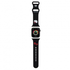 Hello Kitty - Hello Kitty Apple Watch (38/40/41mm) Armband Kitty Head - Svart