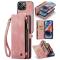 Caseme - CASEME iPhone 14 Plus Plnboksfodral kta Lder Detachable - Rosa