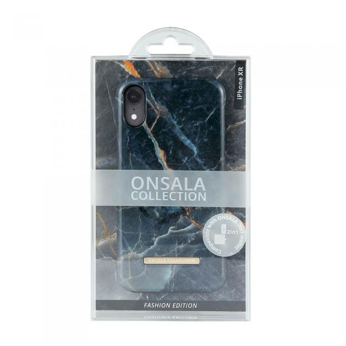 UTGATT1 - Onsala Collection mobilskal till iPhone XR - Shine Grey Marble