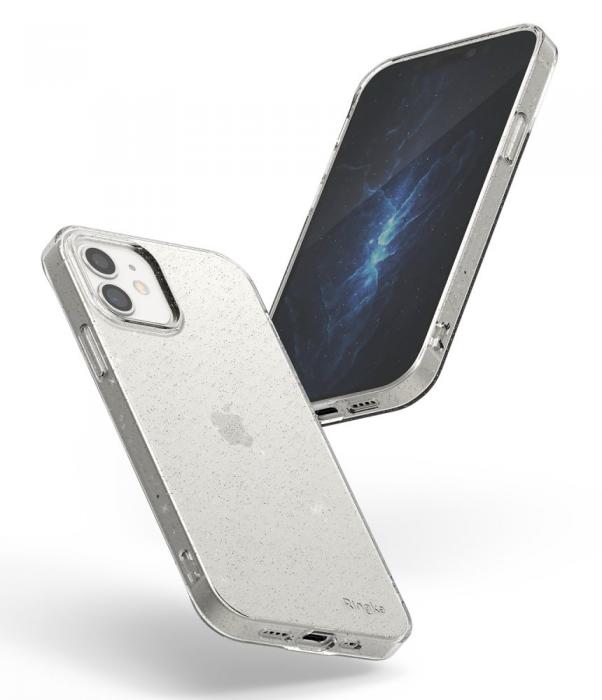 UTGATT5 - RINGKE Air Mobilskal iPhone 12 Mini - Glitter Clear
