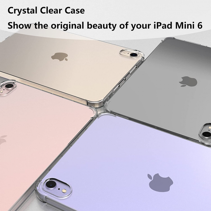 A-One Brand - iPad mini 6 (2021) Skal Slim Thin Soft TPU - Clear