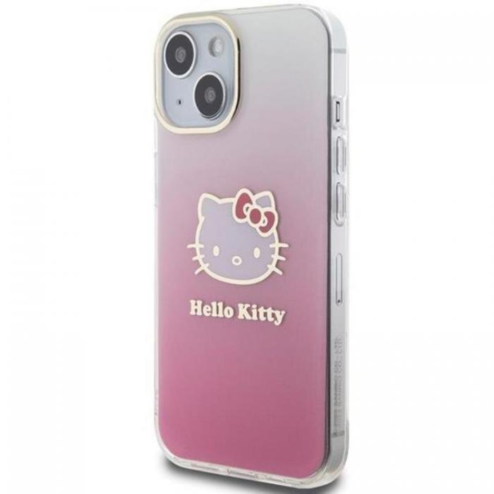 Hello Kitty - Hello Kitty iPhone 15 Mobilskal IML Gradient Electrop Kitty Head