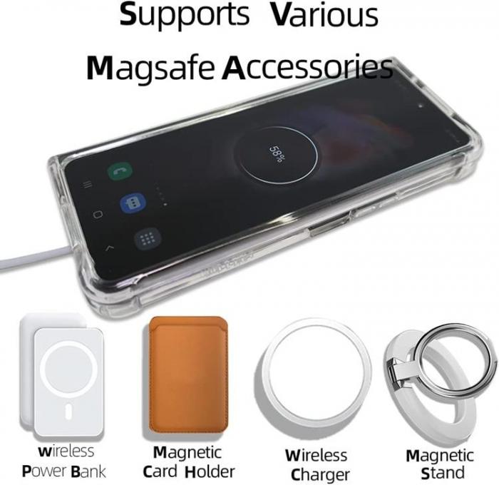 Boom of Sweden - BOOM Galaxy Z Fold 3 Skal Magsafe Shockproof - Clear