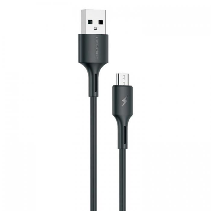 UTGATT5 - WK Design USB Till Micro USB Kabel 1m - Svart