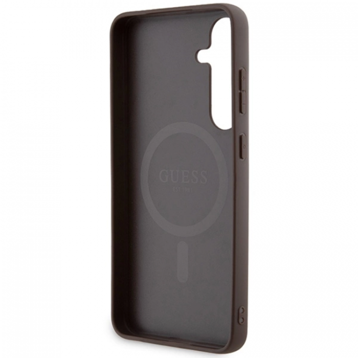 Guess - Guess Galaxy S24 Plus Mobilskal Magsafe 4G Collection - Brun