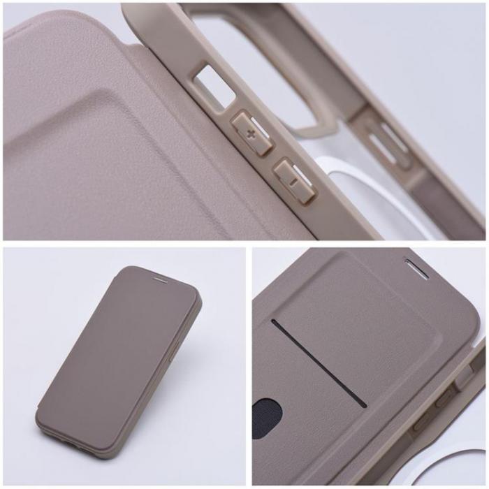 A-One Brand - iPhone 15 Pro Max Plnboksfodral Magsafe Smart - Titanium