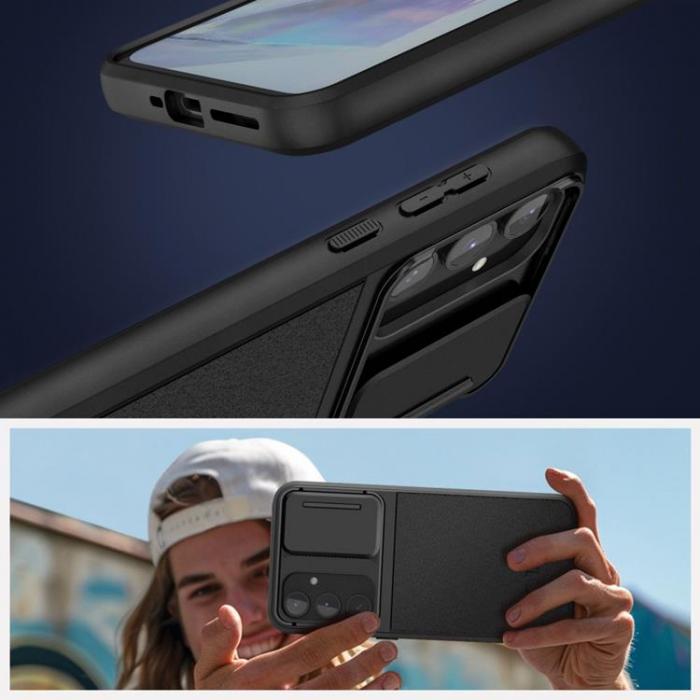 Tech-Protect - Tech-Protect Galaxy A55 5G Mobilskal Velar Cam Plus - Svart