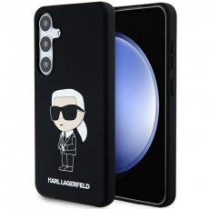 KARL LAGERFELD - Karl Lagerfeld Galaxy S24 Plus Mobilskal Silikon Ikonik - Svart