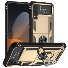 A-One Brand - Galaxy Z Flip 4 Skal Ringhållare Kickstand - Guld