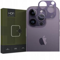 Hofi - HOFI iPhone 14 Pro/14 Pro Max Kameralinsskydd i Härdat Glas, lila