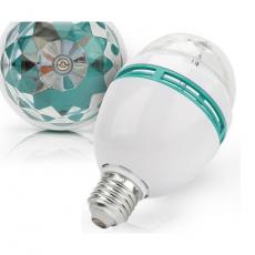 OEM - Disco LED-lampa Mini Partyljus RGB roterande E27 LBMPL