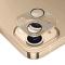 HAT PRINCE - ENKAY iPhone 14/14 Plus Kameralinsskydd Hrdat Glas - Guld