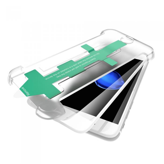 UTGATT4 - CoveredGear Easy App hrdat glas skrmskydd till iPhone 7/8/SE 2020 - Vit