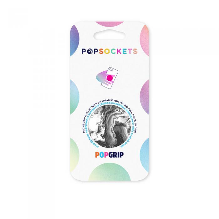 PopSockets - POPSOCKETS Ghost Marble Avtagbart Grip med Stllfunktion