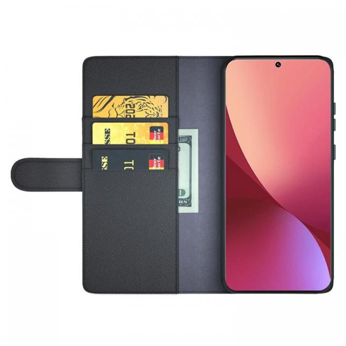 A-One Brand - Folio Flip kta Lder Plnboksfodral Xiaomi 12/12X - Brun