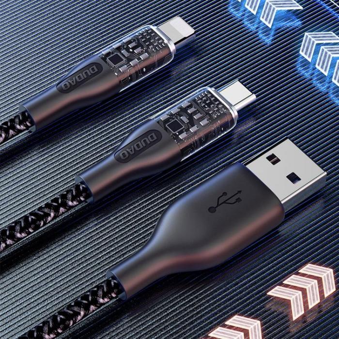 Dudao - Dudao Snabb USB Till Lightning Kabel 30W 1m - Gr