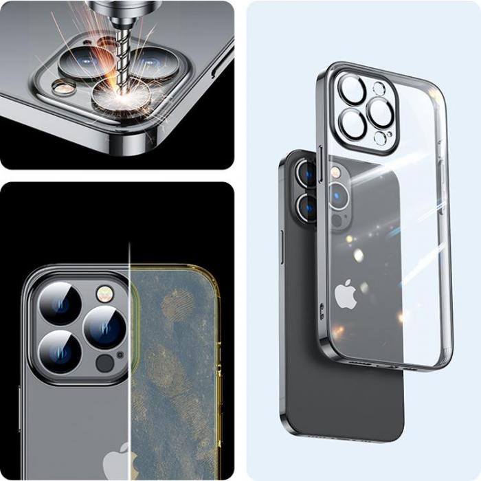 Joyroom - Joyroom iPhone 14 Plus Skal 14Q Med Metallram - Svart