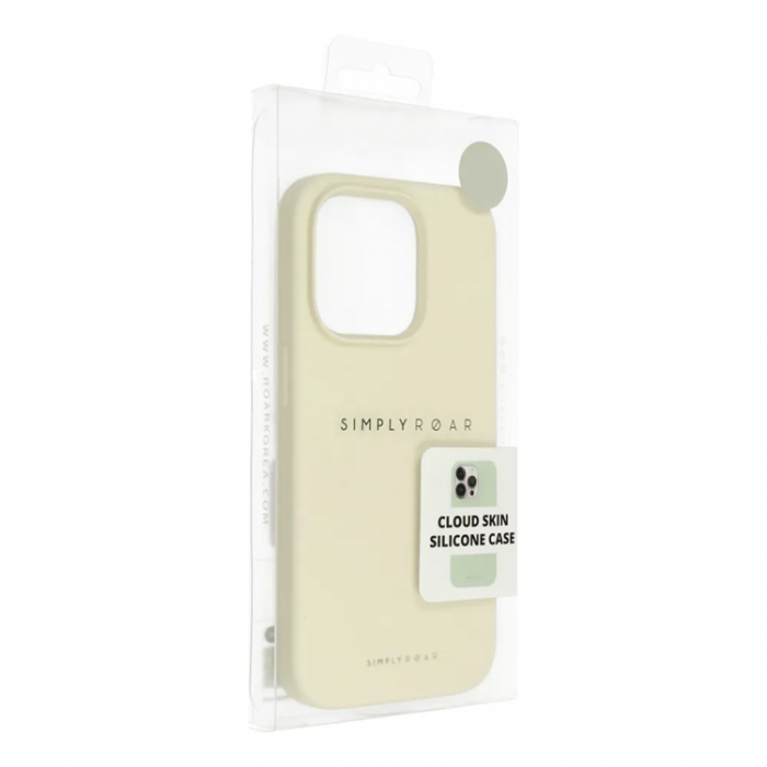 A-One Brand - iPhone 15 Pro Mobilskal Roar Cloud Skin - Ljusgul