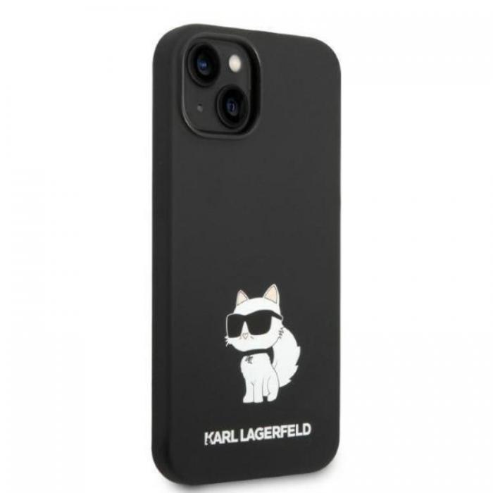 KARL LAGERFELD - Karl Lagerfeld Magsafe iPhone 14 Plus Skal Choupette Silicone - Svart