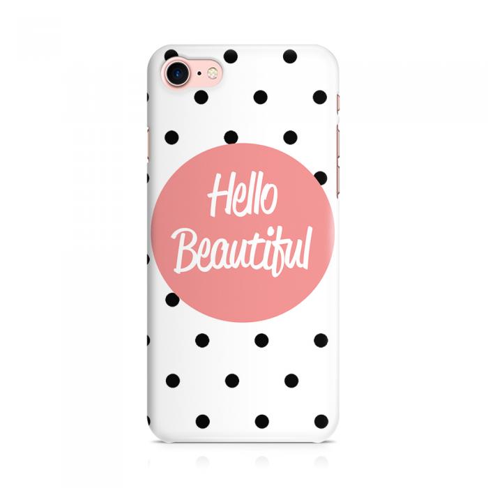 UTGATT5 - Skal till Apple iPhone 7/8 - Hello Beautiful - Rosa
