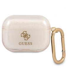 Guess - Guess Glitter Collection Skal AirPods Pro - Guld