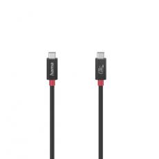 Hama - Hama kabel USB-C till USB-C Gen 3 1m- Svart