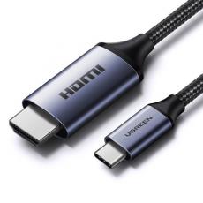 Ugreen - Ugreen HDMI 2.1 Kabel Med USB C 1.5m - grå