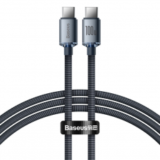 BASEUS - Baseus USB-C till USB-C Kablar 100W 1,2m - Svart