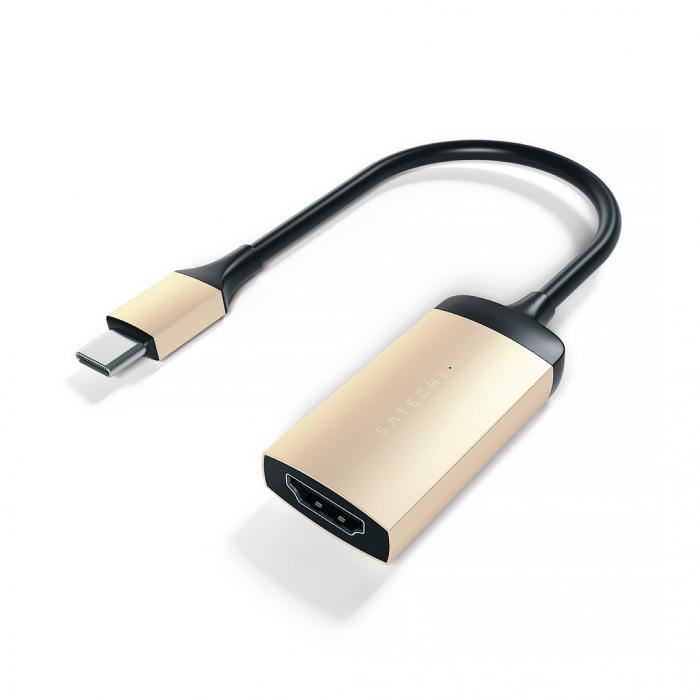 UTGATT4 - Satechi USB-C 4K 60 Hz HDMI-adapter - Guld